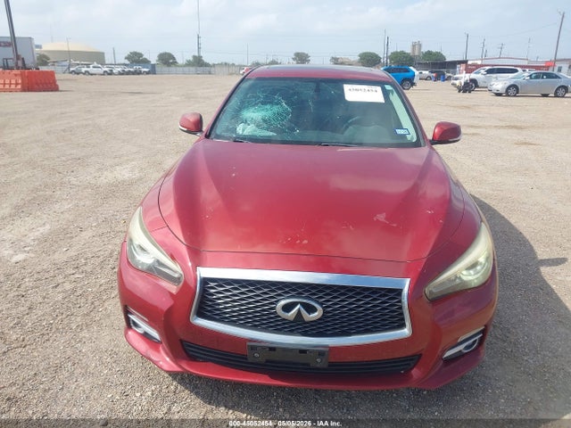 45052454 :رقم المزاد ، JN1BV7AP9FM336863 vin ، 2015 Infiniti Q50 Premium/sport مزاد بيع