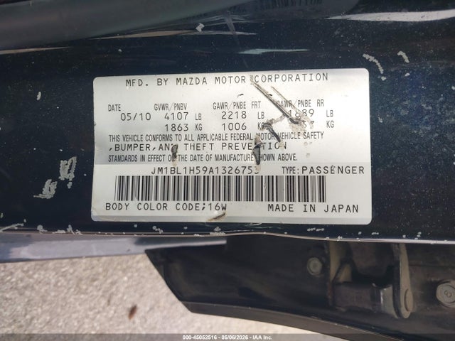 Auction sale of the 2010 Mazda Mazda3 S Sport, vin: JM1BL1H59A1326753, lot number: 45052516