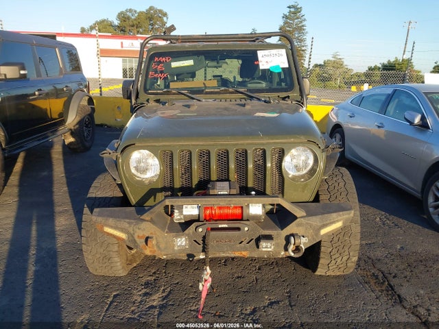 2020 Jeep Wrangler Sport S 4x4 მანქანა იყიდება აუქციონზე, vin: 1C4GJXAN8LW339511, აუქციონის ნომერი: 45052526