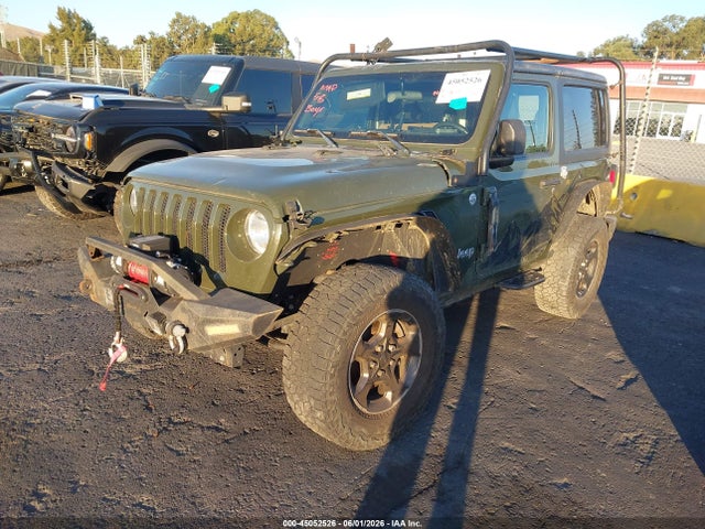 2020 Jeep Wrangler Sport S 4x4 მანქანა იყიდება აუქციონზე, vin: 1C4GJXAN8LW339511, აუქციონის ნომერი: 45052526