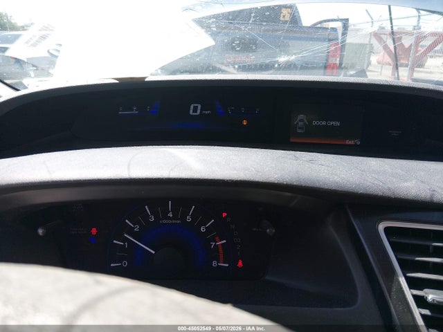 45052549 :رقم المزاد ، 19XFB2F53DE048334 vin ، 2013 Honda Civic Lx مزاد بيع