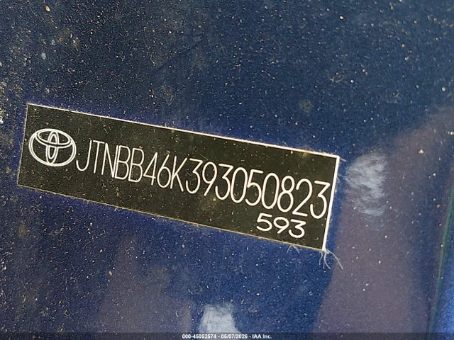 Aukcja sprzedaży 2009 Toyota Camry Hybrid, vin: JTNBB46K393050823, numer aukcji: 45052574