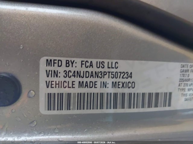 Jeep Compass Sport 4x4 2023 3C4NJDAN3PT507234 Image 9