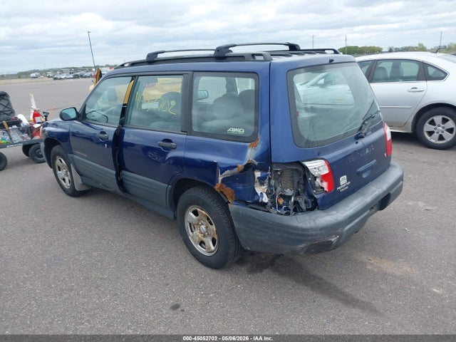 45052702 :رقم المزاد ، JF1SF63512H741494 vin ، 2002 Subaru Forester L مزاد بيع