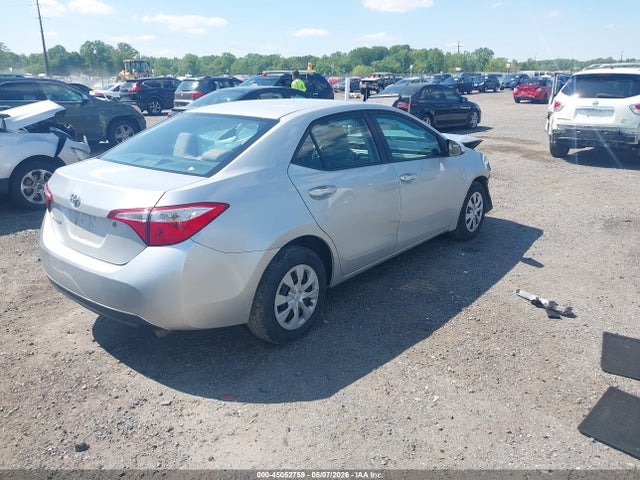 Продажа на аукционе авто 2014 Toyota Corolla L, vin: 2T1BURHE9EC156360, номер лота: 45052759