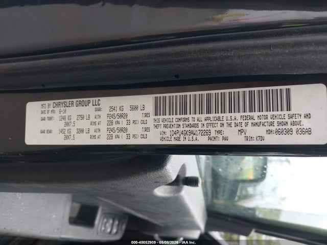Продаж на аукціоні авто 2010 Dodge Nitro Heat, vin: 1D4PU4GK9AW172269, номер лоту: 45052909