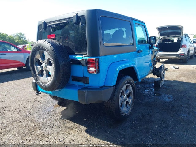 45052920 :رقم المزاد ، 1C4AJWBG9JL813500 vin ، 2018 Jeep Wrangler Jk Sahara 4x4 مزاد بيع
