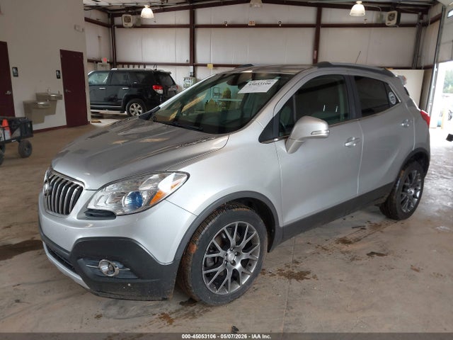 2016 Buick Encore Sport Touring მანქანა იყიდება აუქციონზე, vin: KL4CJ1SM2GB576147, აუქციონის ნომერი: 45053106