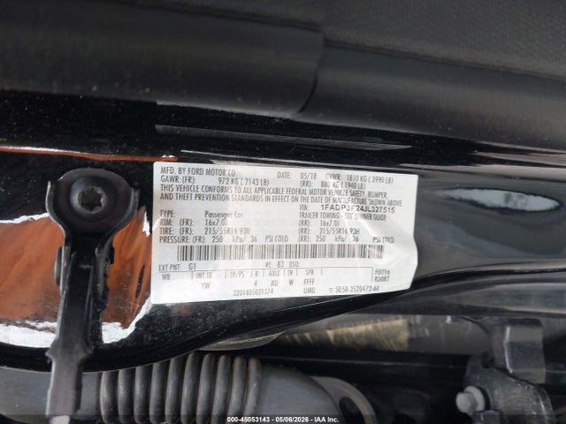 Ford FOCUS SE 2018 1FADP3F24JL327515 Image 9