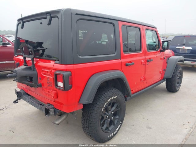 1C4HJXDN0MW681620 Jeep Wrangler Unlimited Willys 4x4