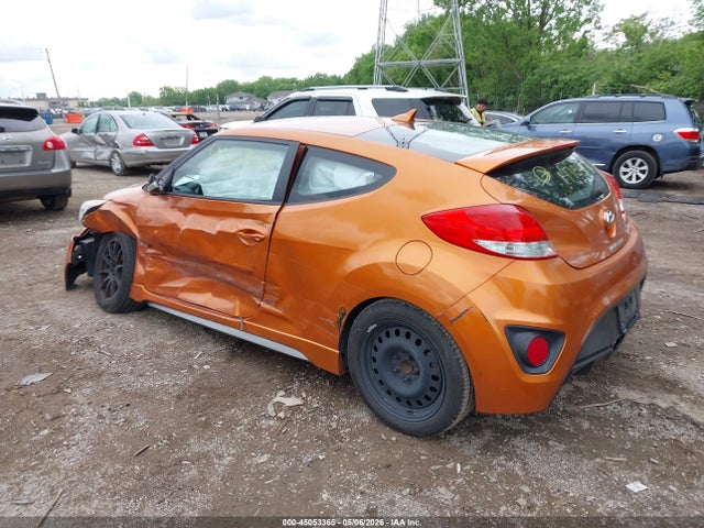 2014 Hyundai Veloster Turbo W/black მანქანა იყიდება აუქციონზე, vin: KMHTC6AE2EU197041, აუქციონის ნომერი: 45053365