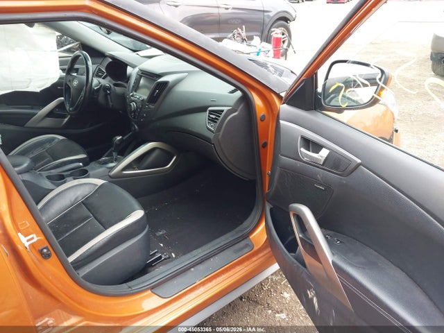 2014 Hyundai Veloster Turbo W/black მანქანა იყიდება აუქციონზე, vin: KMHTC6AE2EU197041, აუქციონის ნომერი: 45053365