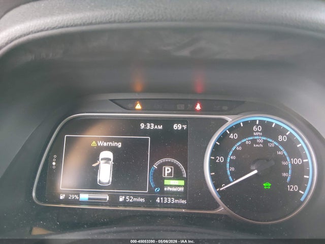 2018 Nissan Leaf Sl მანქანა იყიდება აუქციონზე, vin: 1N4AZ1CP4JC305130, აუქციონის ნომერი: 45053390