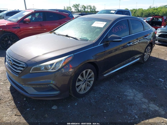 2016 Hyundai Sonata Sport მანქანა იყიდება აუქციონზე, vin: 5NPE34AF4GH366063, აუქციონის ნომერი: 45053410