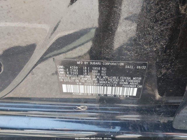 4S3GTAV65P3702719 Subaru Impreza Premium 5-door