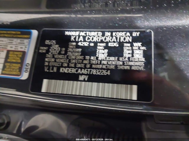 Aukcja sprzedaży 2026 Kia Seltos Ex, vin: KNDERCAA6T7832264, numer aukcji: 45053471