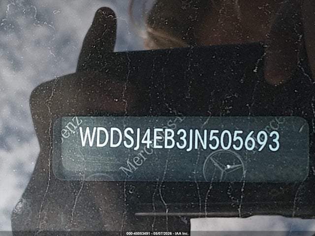 Aukcja sprzedaży 2018 Mercedes-benz Cla 250, vin: WDDSJ4EB3JN505693, numer aukcji: 45053491