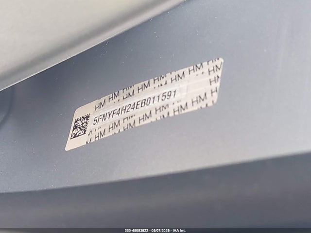Aukcja sprzedaży 2014 Honda Pilot Lx, vin: 5FNYF4H24EB011591, numer aukcji: 45053622