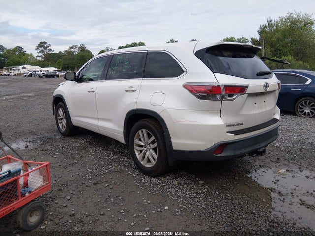 Aukcja sprzedaży 2015 Toyota Highlander Le V6, vin: 5TDBKRFH4FS150512, numer aukcji: 45053676