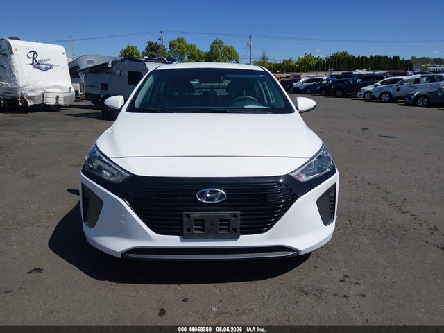 KMHC65LC8JU100285 Hyundai Ioniq Hybrid Blue