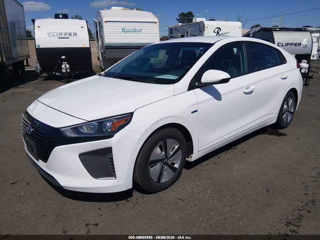 KMHC65LC8JU100285 Hyundai Ioniq Hybrid Blue