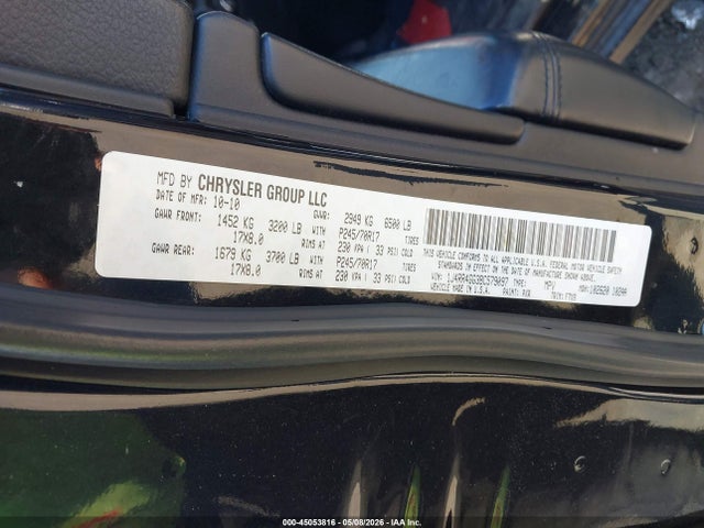 45053816 :رقم المزاد ، 1J4RR4GG3BC579097 vin ، 2011 Jeep Grand Cherokee Laredo مزاد بيع
