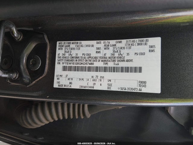 Ford F-150 Xlt 2016 1FTEW1EG5GKD57480 Image 9