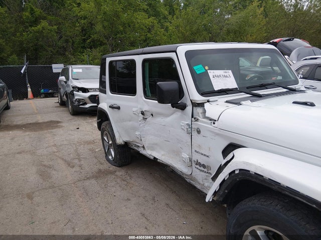 45053863 :رقم المزاد ، 1C4HJXEN0NW207411 vin ، 2022 Jeep Wrangler Unlimited Sahara 4x4 مزاد بيع