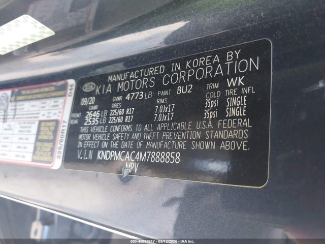 KIA Sportage Lx 2021 KNDPMCAC4M7888858 Image 9