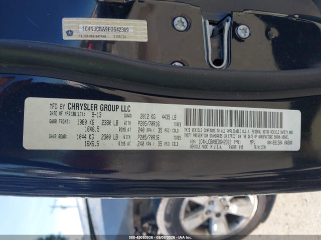 45053936 :رقم المزاد ، 1C4NJCBA9ED642369 vin ، 2014 Jeep Compass Sport مزاد بيع