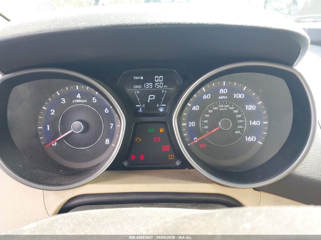 2012 Hyundai Elantra Gls მანქანა იყიდება აუქციონზე, vin: 5NPDH4AE8CH131292, აუქციონის ნომერი: 45053947