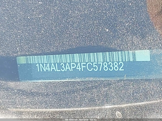 1N4AL3AP4FC578382 Nissan Altima 2.5 S
