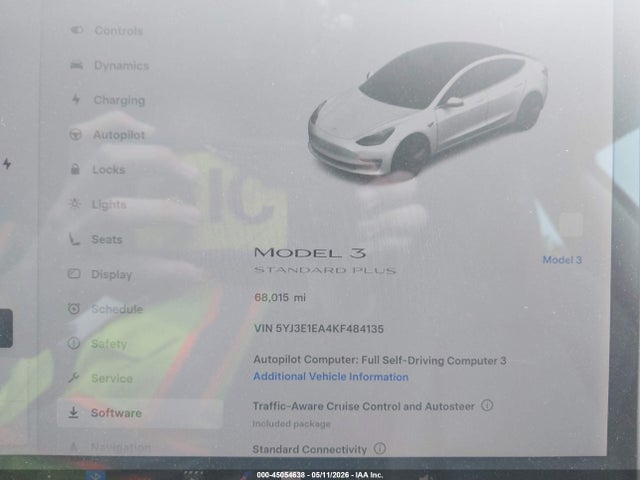 Aukcja sprzedaży 2019 Tesla Model 3 Long Range/mid Range/standard Range/standard Range Plus, vin: 5YJ3E1EA4KF484135, numer aukcji: 45054638