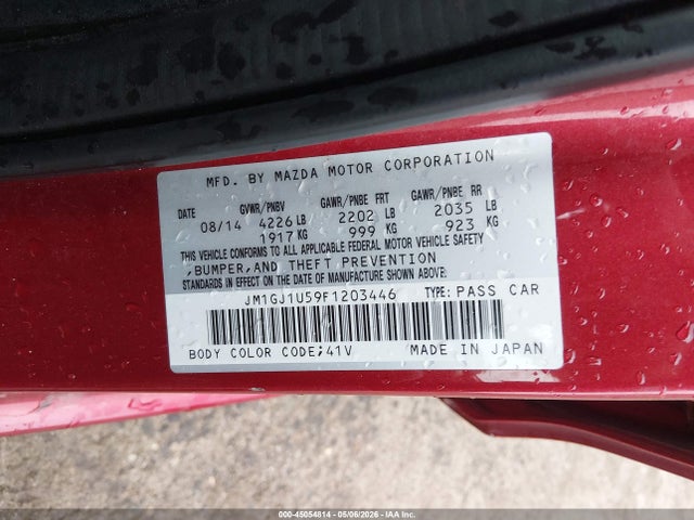 Продаж на аукціоні авто 2015 Mazda Mazda6 I Sport, vin: JM1GJ1U59F1203446, номер лоту: 45054814