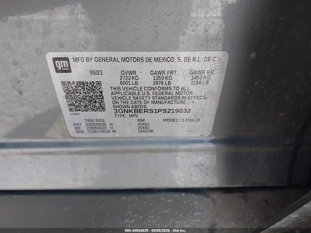 3GNKBERS1PS219032 Chevrolet Blazer Fwd Rs