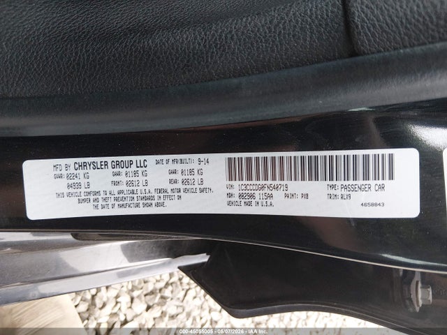 Chrysler 200 S 2015 1C3CCCDG0FN540719 Image 9