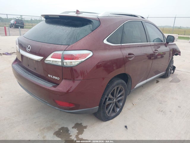 Продаж на аукціоні авто 2013 Lexus Rx 350 F Sport, vin: 2T2BK1BA9DC172808, номер лоту: 45055006