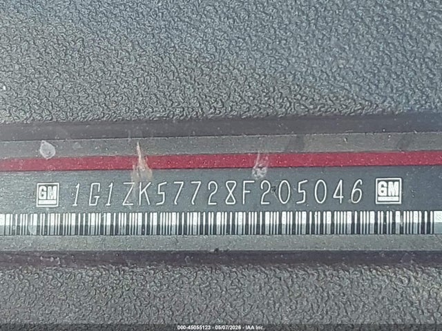 Aukcja sprzedaży 2008 Chevrolet Malibu Ltz, vin: 1G1ZK57728F205046, numer aukcji: 45055123