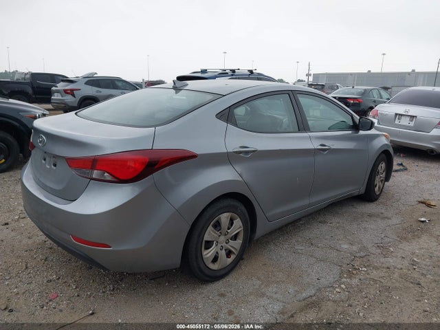 2016 Hyundai Elantra Se მანქანა იყიდება აუქციონზე, vin: 5NPDH4AEXGH755360, აუქციონის ნომერი: 45055172