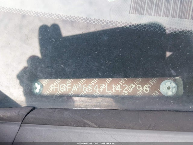45055203 :رقم المزاد ، 1HGFA16547L142796 vin ، 2007 Honda Civic Lx مزاد بيع