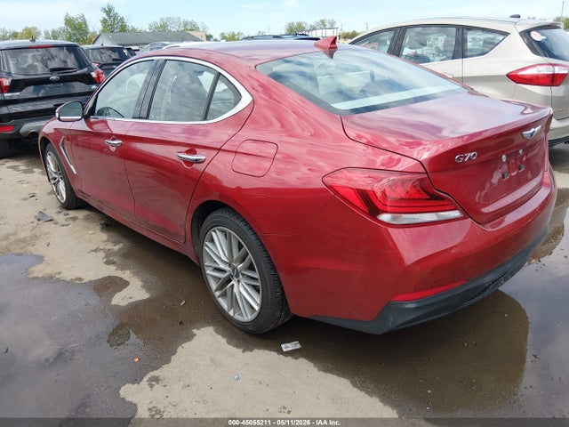 Продажа на аукционе авто 2020 Genesis G70 2.0t Awd, vin: KMTG64LA8LU046599, номер лота: 45055211