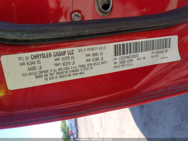 2013 Dodge Dart Se მანქანა იყიდება აუქციონზე, vin: 1C3CDFAAXDD329223, აუქციონის ნომერი: 45055262