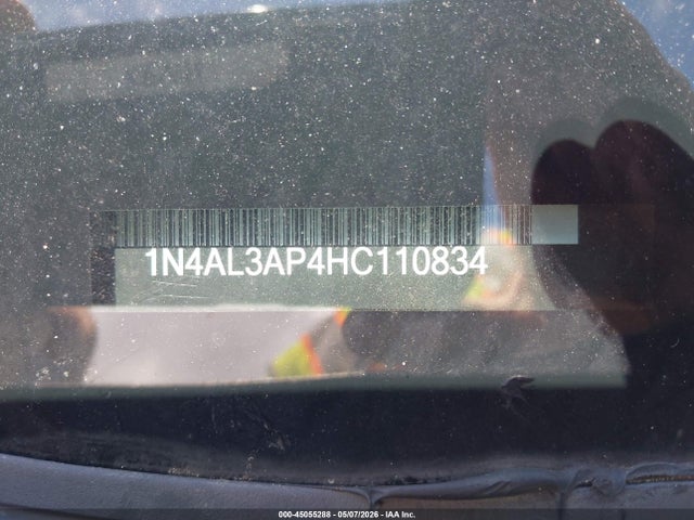 Продажа на аукционе авто 2017 Nissan Altima 2.5 Sv, vin: 1N4AL3AP4HC110834, номер лота: 45055288