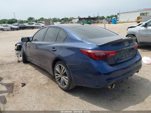 Продаж на аукціоні авто 2018 Infiniti Q50 3.0t Sport, vin: JN1EV7APXJM364502, номер лоту: 45055350
