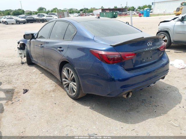 Продаж на аукціоні авто 2018 Infiniti Q50 3.0t Sport, vin: JN1EV7APXJM364502, номер лоту: 45055350