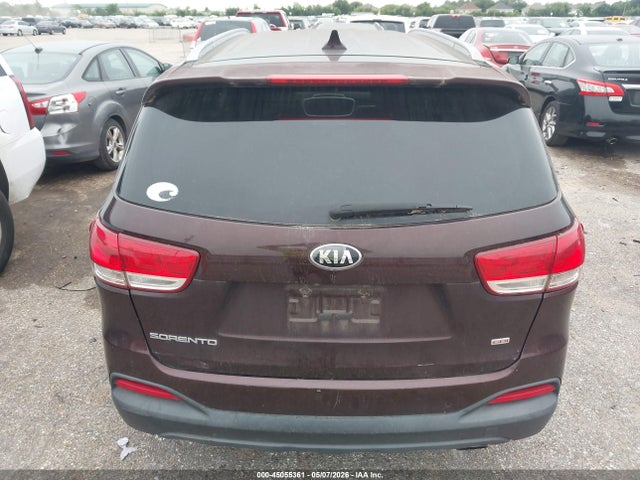 2016 Kia Sorento 2.4l Lx მანქანა იყიდება აუქციონზე, vin: 5XYPG4A36GG054143, აუქციონის ნომერი: 45055361