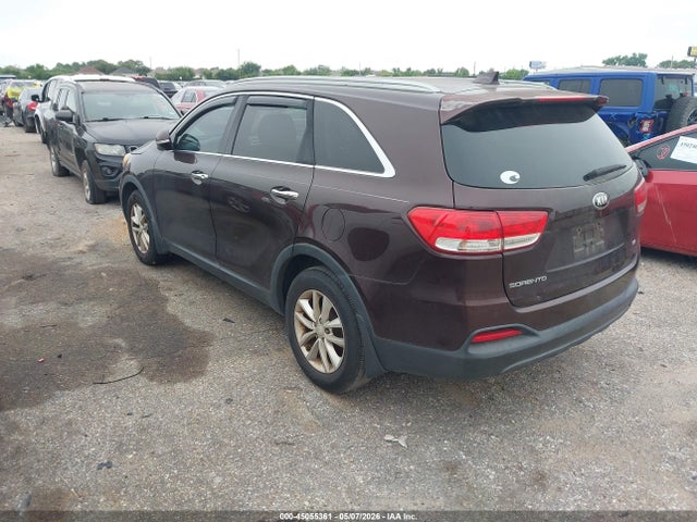 2016 Kia Sorento 2.4l Lx მანქანა იყიდება აუქციონზე, vin: 5XYPG4A36GG054143, აუქციონის ნომერი: 45055361
