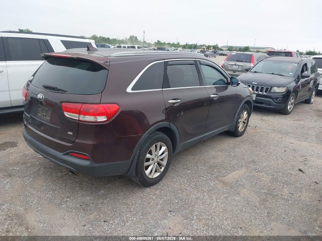 2016 Kia Sorento 2.4l Lx მანქანა იყიდება აუქციონზე, vin: 5XYPG4A36GG054143, აუქციონის ნომერი: 45055361