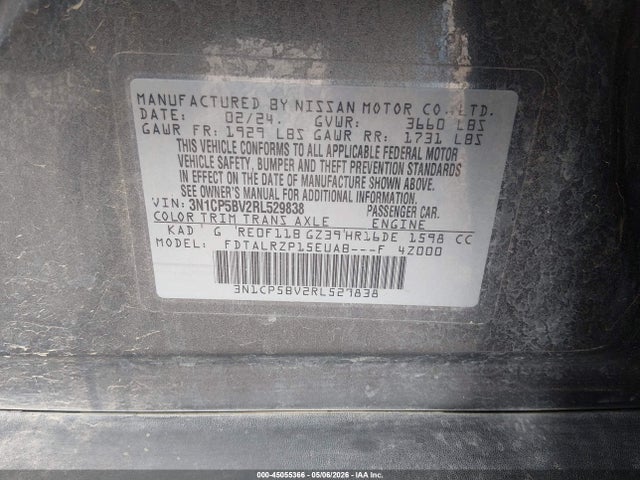 Nissan Kicks S Xtronic Cvt 2024 3N1CP5BV2RL529838 Image 9
