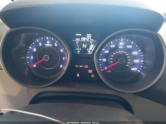 2013 Hyundai Elantra Gls მანქანა იყიდება აუქციონზე, vin: 5NPDH4AE6DH249388, აუქციონის ნომერი: 45055393